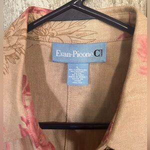 Evan Piccone Womens linen denim style jacket.